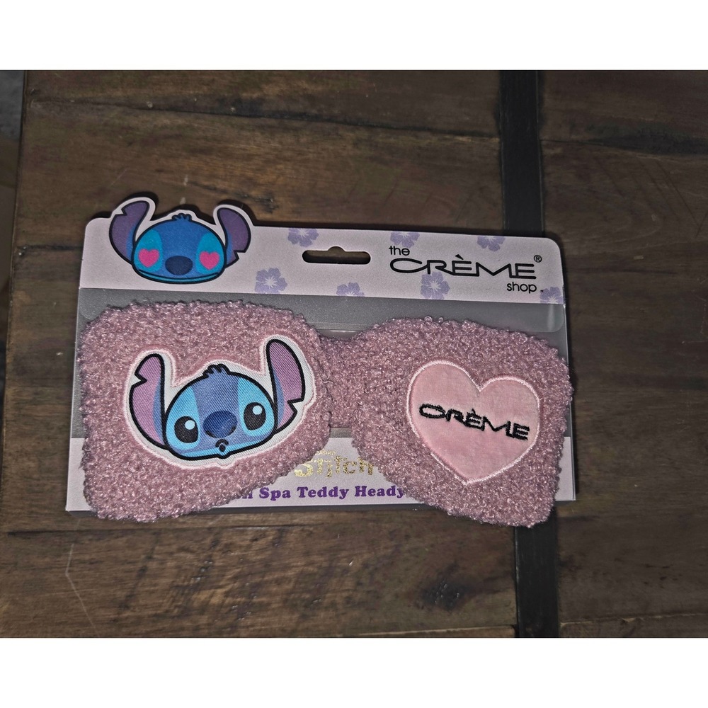The Creme Shop x Stitch Plush Spa Teddy Headband Limited Edition Lilo & Stitch